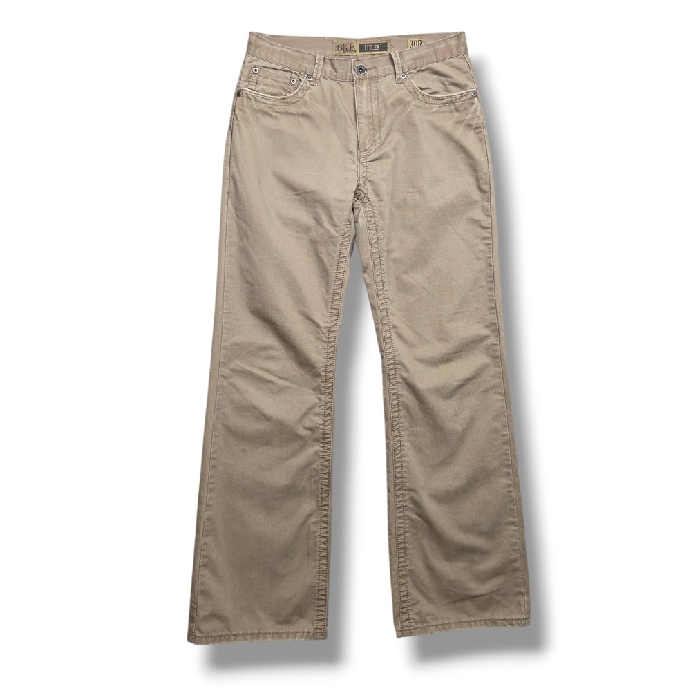 BKE Tyler Pants Mens 30 x 32 Brown Chino Stretch Straight Leg